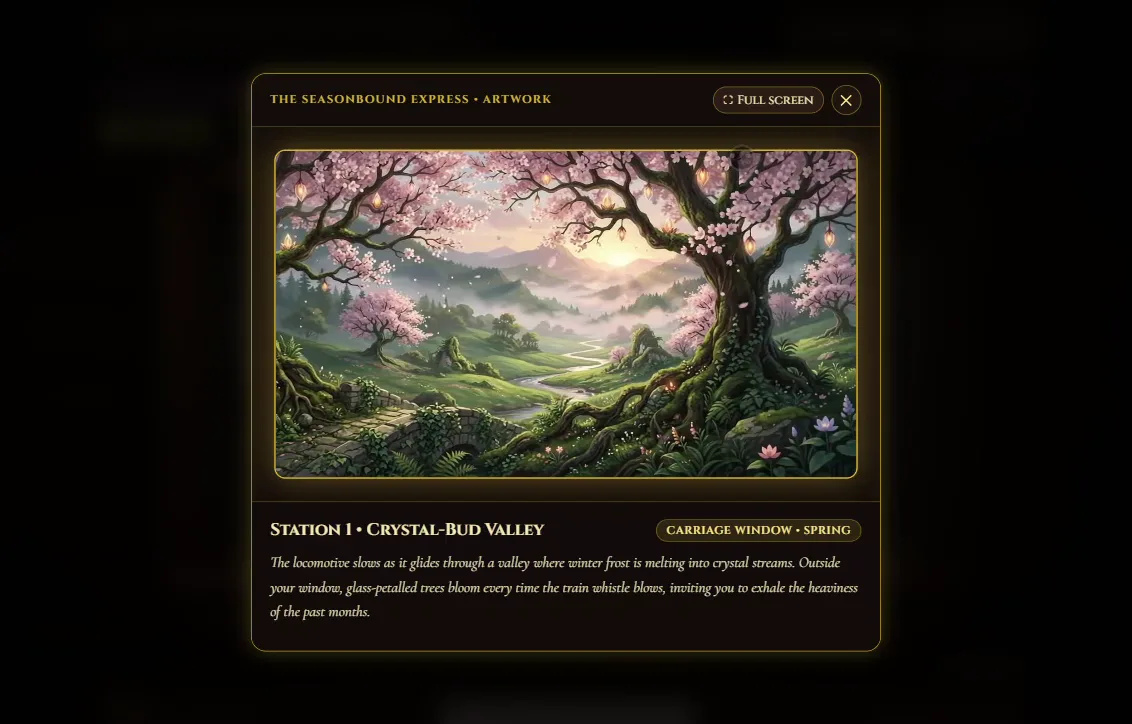Crystal-Bud Valley in spring bloom